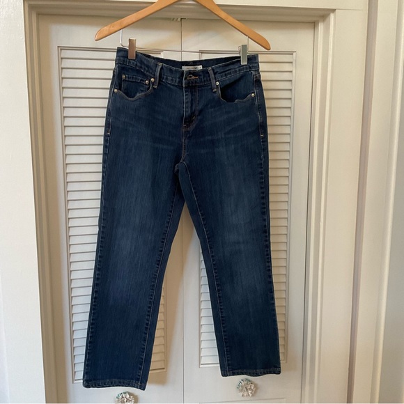 Levi’s 505 Straight Denim Blue Jeans, Size 6 - Picture 9 of 11